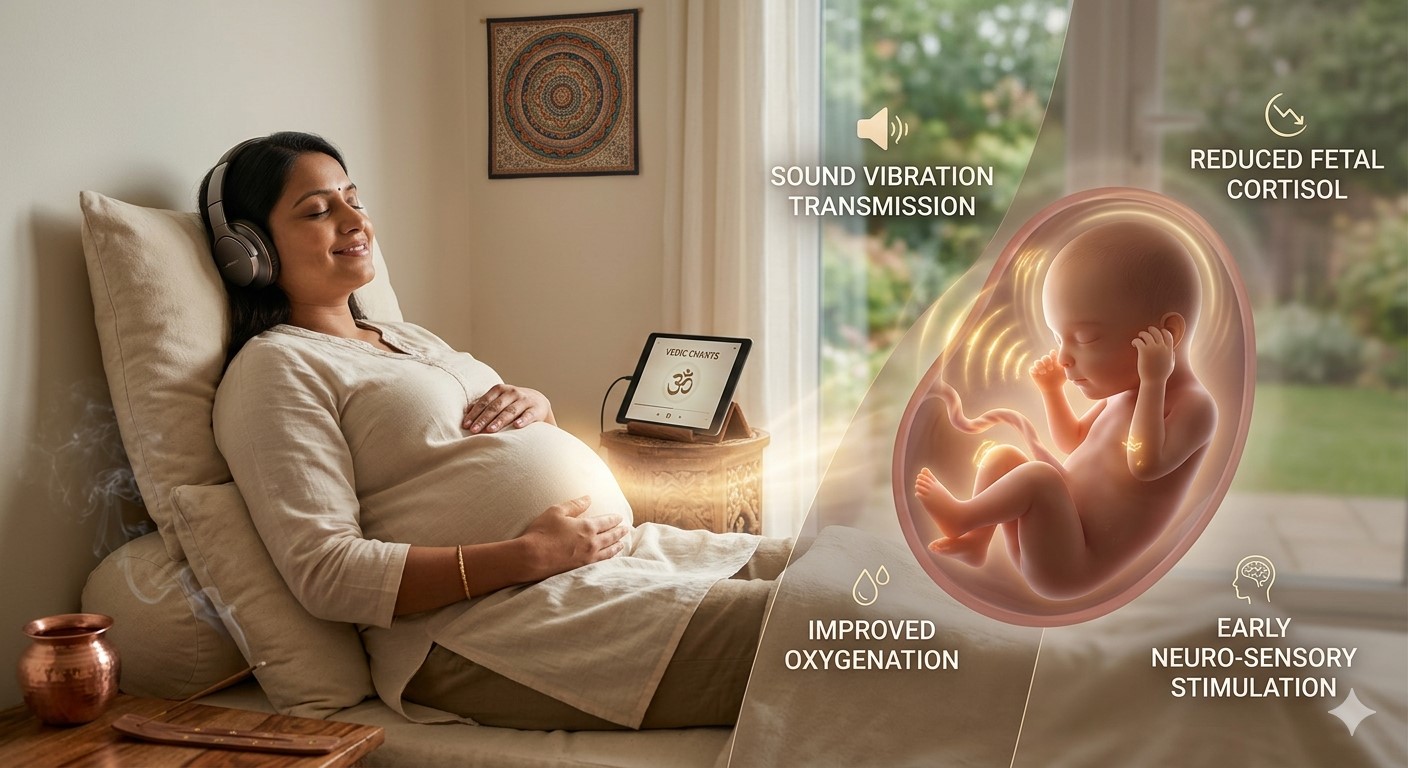 Garbha Samskaar Mantras — The Power of Vedic Sound for Your Unborn Baby